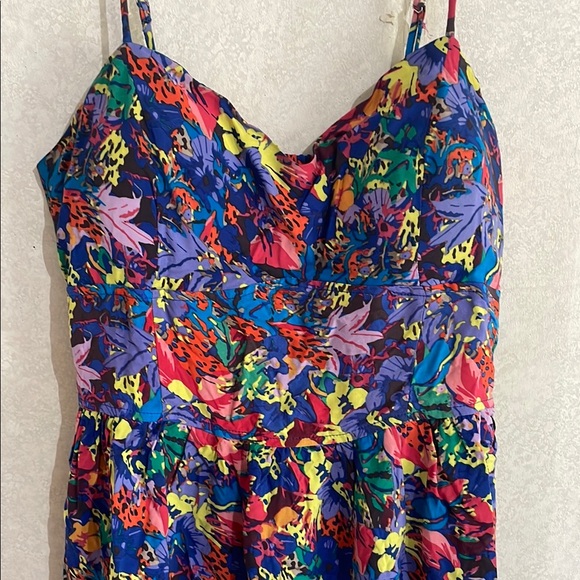 Love J Colorful Floral Mini Dress - Picture 2 of 6